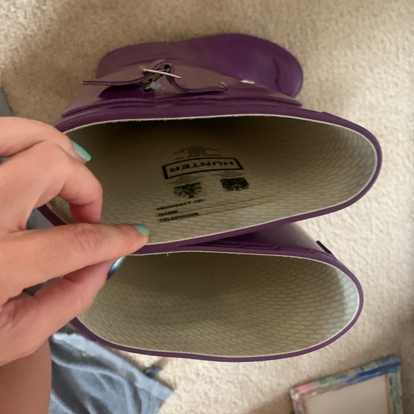 GUC purple Hunter boots AND SOCKS! - Picture 3 of 10